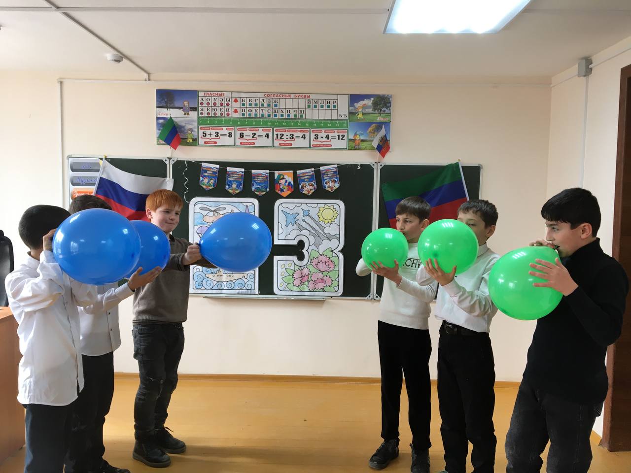 Классный час, посвящённый Дню защитника Отечества.